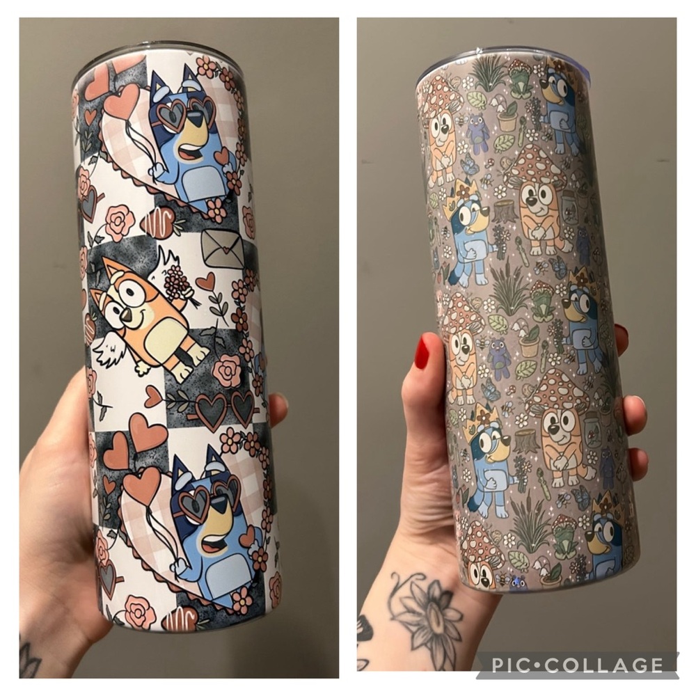 Bluey Themed 20 oz. Tumbler Duo